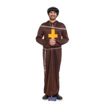 Kostým mnich - kněz , unisex - Karnevalové doplňky