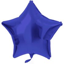 Balón foliový hvězda - námořnická modrá - 48 cm - 1. Narozeniny kluk