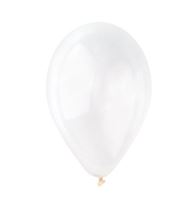 Balónky 100ks - PRŮHLEDNÝ - 30 cm - Latex
