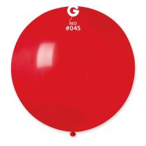 Balón latex 80 cm - červený 1 ks - Valentýn 14/2