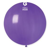 Balón latex 80 cm - fialový - 1 ks - Latex