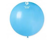 Balón latex 80 cm - světle modrý 1 ks - Narozeniny
