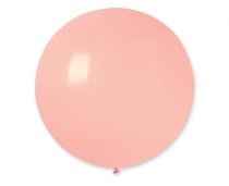 Balón latex 80 cm - Pastelový baby růžový 1 KS - Nelicence