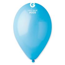 Balonky 100 ks SVĚTLE MODRÉ 26 cm pastelové - Balónky