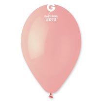 Balonky 100 ks BABY RŮŽOVÉ 26 cm pastelové - Papírové