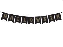 Girlanda Halloween černá - 20 x 175 cm - Halloween dekorace