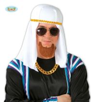 Klobouk arabský - Šejk - Sheik Abdullah - Sety a části kostýmů pro dospělé