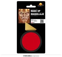Červený Make-up s houbou 9g - Halloween - Masky, škrabošky