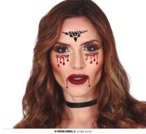 Nalepovací kamínky na obličej - Vampír - upír - Halloween - Kostýmy pánské
