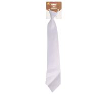 Bílá kravata - mafie - gangster - Rozlučka se svobodou - 45 cm - Kravaty, motýlci, šátky, boa