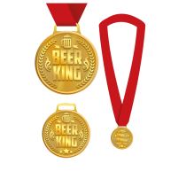 Medaile Beer King - pivní král - pivo - Rozlučka se svobodou - Balónky