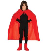Kostým - dětský červený plášť - 100 cm - Kostýmy pánské