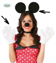Dětská - dospělá sada myška - unisex - 3 ks - Karnevalové masky, škrabošky