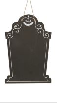 Náhrobní tabule - náhrobek s křídou 25 x 38 cm - Halloween - Oslavy