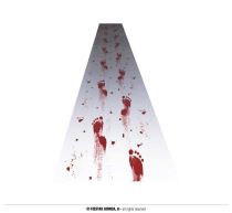 Krvavý koberec - krev - Halloween - 90 x 450 cm - Balónky