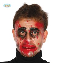 Maska plast průhledná horor - muž - Halloween - Karneval