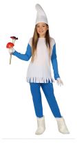 Dětský kostým šmoulinka, vel.10-12 let - Karnevalové kostýmy pro děti