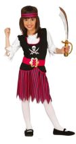 Dětský kostým Pirátka - vel. 5-6 let - Nelicence