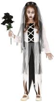 Dětský kostým strašidelná nevěsta - strašidlo - vel. 5-6 let - Halloween - Dekorace