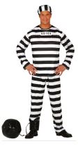 Kostým vězeň - trestanec - zločinec - vel. M (48-50) - Tématické