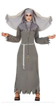 Kostým ďábel jeptiška - sestra - vel. M (38-40)  - HALLOWEEN - Karnevalové kostýmy pro dospělé