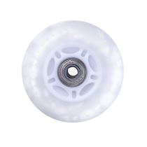 Svítící kolečko na inline brusle PU 80*24 mm s ABEC 7 ložisky Barva bílá - Kolečka na in-line