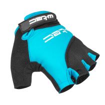 Cyklo rukavice W-TEC Sanmala AMC-1023-22 Barva modro-černá, Velikost M - Pánské cyklo rukavice