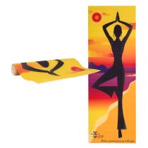Jóga podložka inSPORTline Medita 173x61x0,3 cm Barva yellow pose - Podložky na jógu a pilates