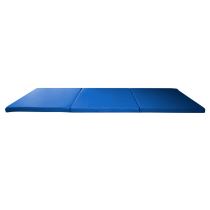 Skládací gymnastická žíněnka inSPORTline Pliago 180x60x5 cm Barva modrá - Gymnastické žíněnky