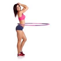 Obruč inSPORTline Weight Hoop 100 cm - Pomůcky na cvičení