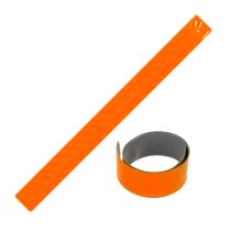 Reflexní páska BC 30x3 cm Barva oranžová - Reflexní náramky a vesty