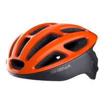 Cyklo přilba SENA R1 s integrovaným headsetem Barva oranžová, Velikost S (50-55) - Přilby pro dospělé