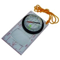 Mapový kompas AceCamp Fluorescent - Cyklo doplňky