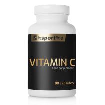Doplněk stravy inSPORTline Vitamin C, 90 kapslí - Vitamíny a minerály