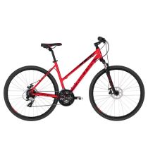 Dámské crossové kolo KELLYS CLEA 70 28" 7.0 Barva Red, Velikost rámu M (19", 165-180 cm) - Trekingová a crossová kola