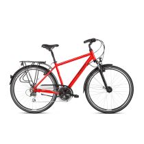 Pánské trekingové kolo Kross Trans 3.0 28" - model 2021 Barva černá/červená/stříbrná, Velikost rámu L (21'') - Trekingová a crossová kola