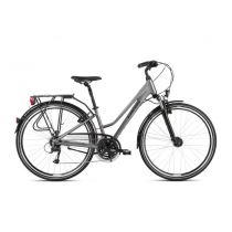 Dámské trekingové kolo Kross Trans 4.0 28" - model 2021 Barva šedá/černá, Velikost rámu L (19") - Dámská trekingová a crossová kola