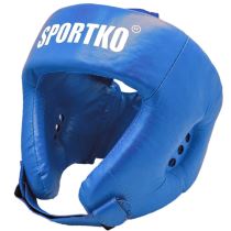 Boxerský chránič hlavy SportKO OK2 Barva modrá, Velikost L - Bojové sporty