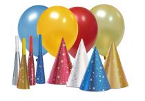 PÁRTY SADA PRO 4 OSOBY - SILVESTR / HAPPY NEW YEAR - 12 ks - Helium