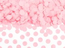 Konfety papírové kolečka - růžové - Gender reveal - narození holky -15g - Dekorace
