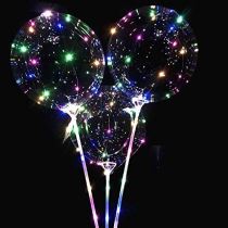 LED světelný - svíticí balónek - 53 cm - Příslušenství