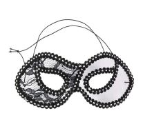 Škraboška s krajkou stříbrná - Rozlučka se svobodou - Masky, škrabošky, brýle