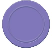 Talíře fialové 18 cm - 6 ks - BBQ party / jednorázové nádobí