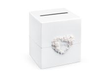 Box - krabička na blahopřání - srdce - Svatba - Dekorace