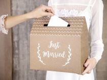 Box - Krabička na blahopřání - Svatba - Just Married - Dekorace