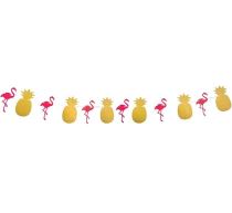Girlanda PLAMEŇÁK - Flamingo - 10,5 x 20 x 300 cm - Volný čas, Dovolená
