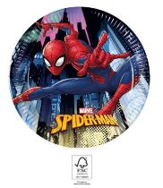 Papírový talíř  - Ultimate SPIDERMAN - 20 cm - 8 ks - Dekorace