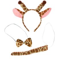 Dětská sada Žirafa - safari - unisex - 3 ks - Nosy, uši, zuby, řasy