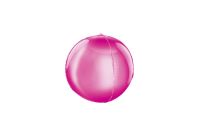 Balón foliový kulatý růžový 3D - disco - 62 cm - Retro - disco párty - 80.léta