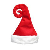 ČEPICE MIKULÁŠ ZAKROUCENÁ - Santa Claus - Vánoce - Karnevalové kostýmy pro dospělé